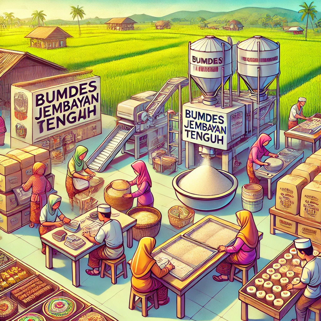 Inovasi BUMDes Bauntung Batuah Jembayan Tengah: Dari Beras Menjadi Tepung dan Kue Berkualitas Tinggi